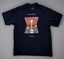 The Weeknd "After Hours Til Dawn" 2022 Tour Double-Sided T-Shirt~Black Large~XO