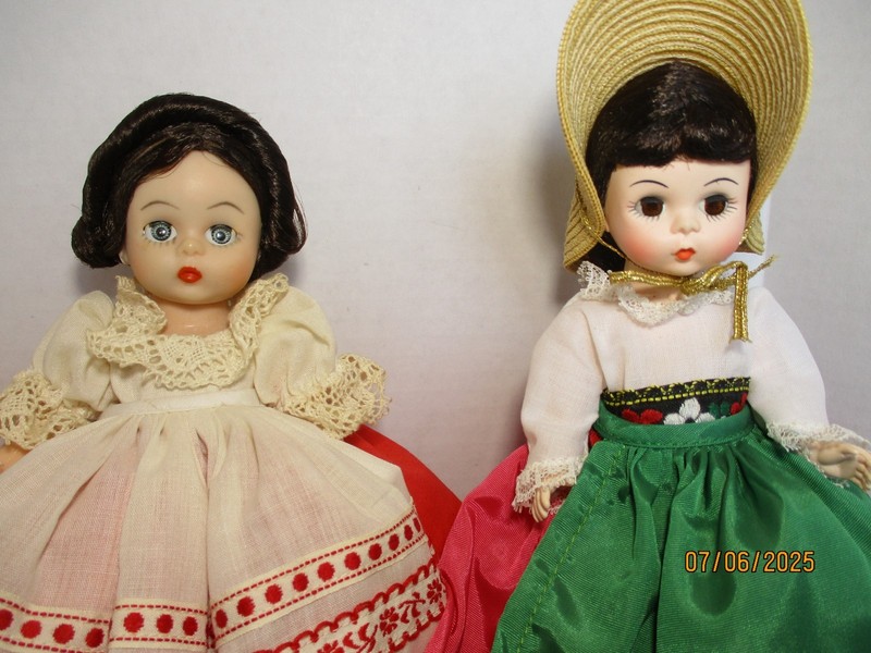 Vintage Madame Alexander International Dolls - Russia & Italy