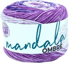 Lion Brand Yarn Mandala Ombre Chi Ombre Cake Medium Acrylic Multi-color Yarn