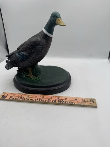 Splendida statuina esca anatra ceramica dipinta a mano vintage firmata KA 88’ - Foto 7 di 9