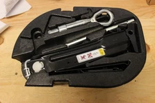 COMPLETE Mini Cooper F56 14-24 Spare Tire Jack Tool Kit Lug Wrench Tow Hook Case