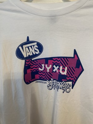 Vans Tee  Jyxu By Journey Retro Mens Size Small T-shirt Fun Y2K  Everyday Vtg