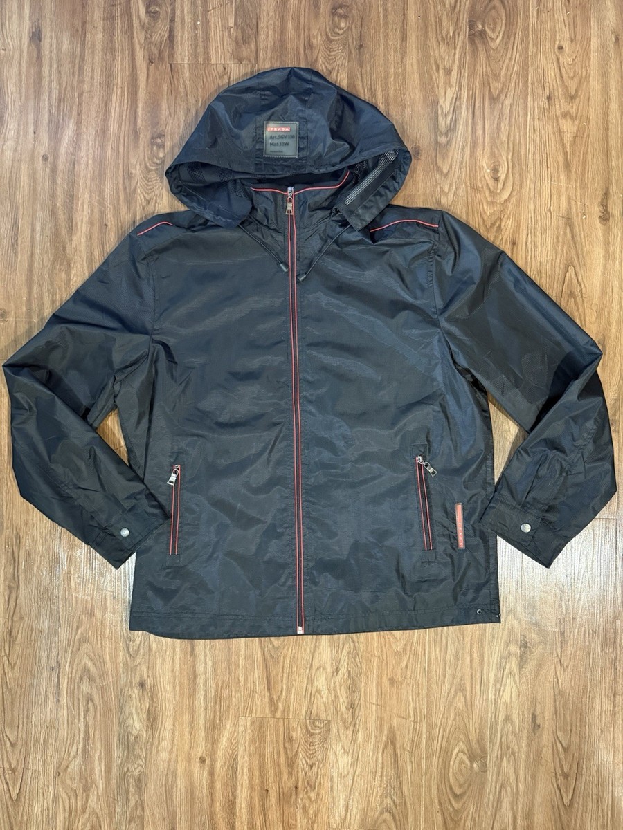 し*こ様 PRADA ナイロンジャケット　Art.SGV126 Mat.09W Pre-owned Prada Art. SGV126 Mat. 09W Unisex Rain Coat With