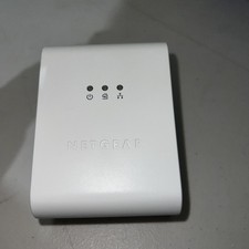 Single Netgear XE104 85 Mbps Powerline Wall Plugged 4-Port Ethernet Switch