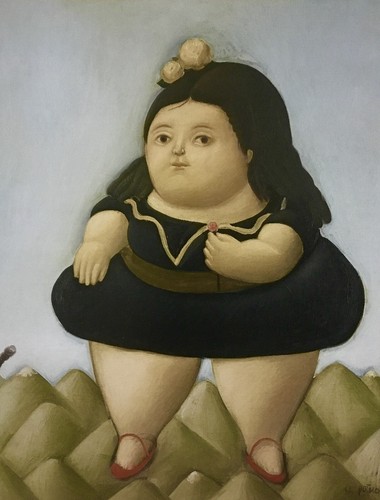 Fernando Botero Excursion to the Volcano Custom Framed Print - Picture 2 of 2