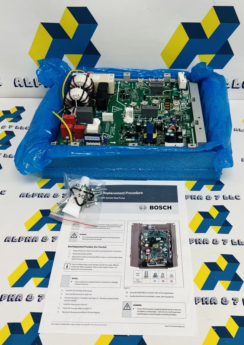 Bosch 8733941842 Main Control Board Assembly BOVA 60 5-Ton Outdoor 