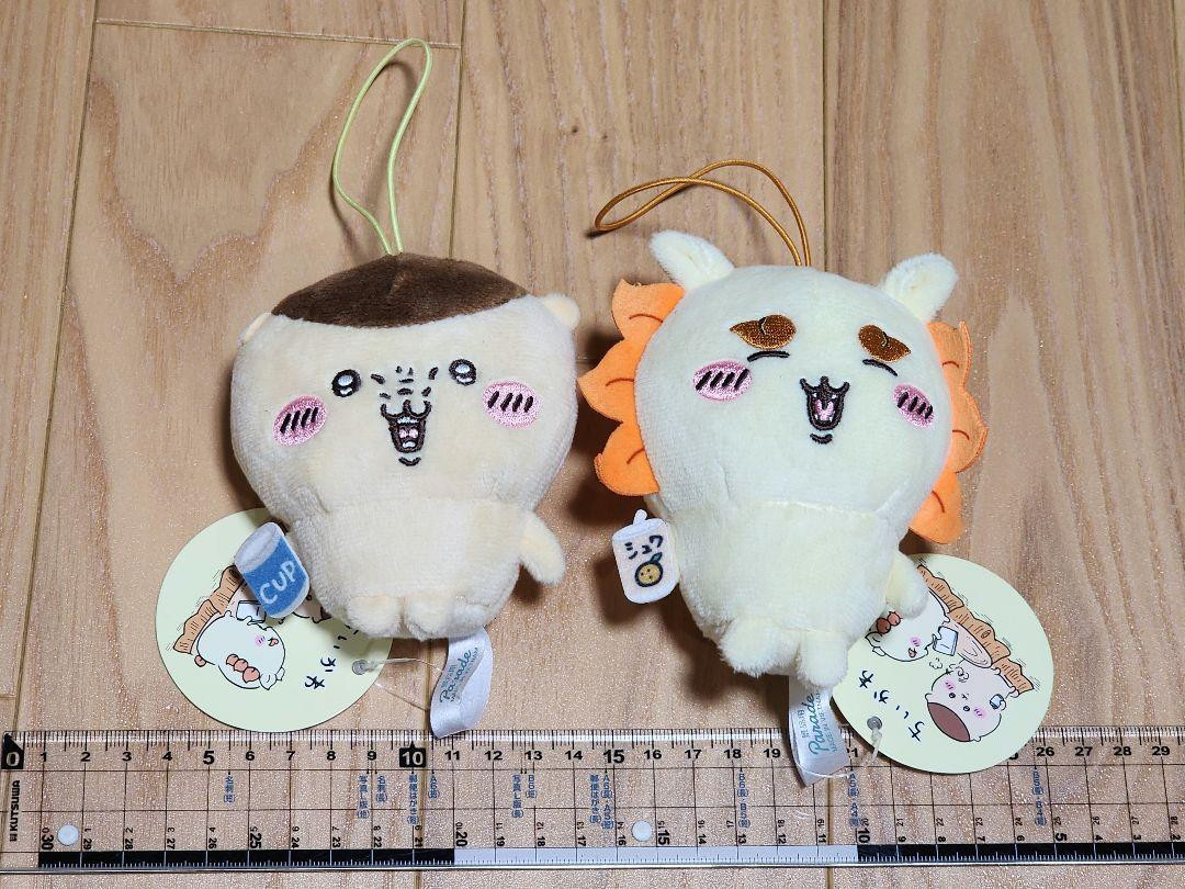 Chiikawa Kurimanju Shisa Bebida Mascota Muñeca de Peluche Nuigurumi Juego de 2 Tazas SAKE FS