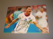 Eduardo Vargas Chile TSG 1899 Hoffenheim signiert signed Autogramm a. 20x28 Foto