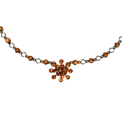Konplott Halskette Collier Magic Fireball gelb Topaz