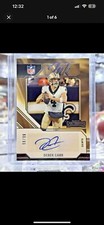 2023 Panini Contenders - NFL Ink Gold #INK-27 Derek Carr /10 (AU)