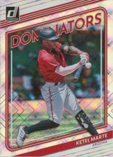 Ketel Marte 2022 Panini Donruss Dominators #D-12 Arizona Diamondbacks