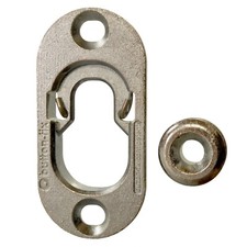 Button Fix Type 1 Metal Fix Bracket Fixing with Stainless Steel Retaining Spring