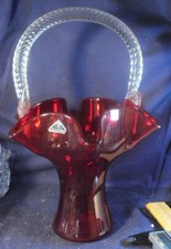 Morgantown spanish red basket patrick style 12" original sticker