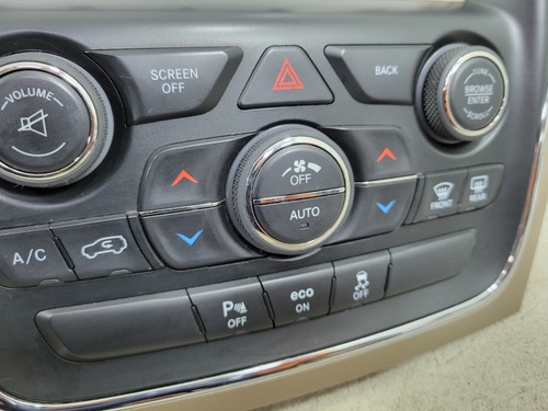 JEEP GRAND CHEROKEE WK2 13-16 HVAC HEATER PANEL CLIMATE CONTROL PANEL - Picture 10 of 16