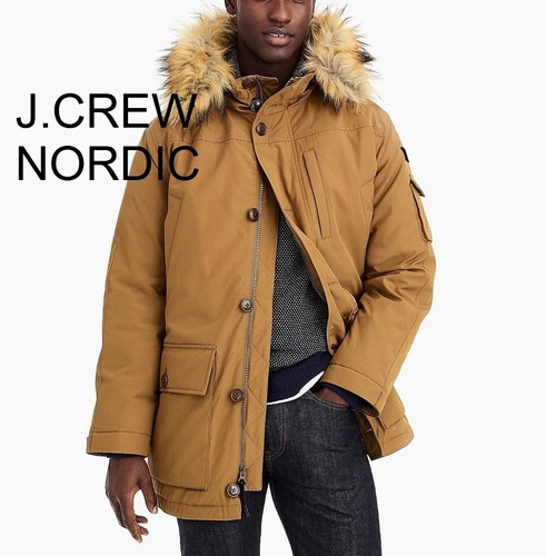 beige parka mens
