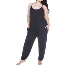 Honeydew Sleeveless Sleep Lounge Jumpsuit Char Heather, X-Large