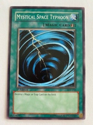 Yugioh! Card MYSTICAL SPACE TYPHOON - SDP-032 - 1st Edition - Near Mint