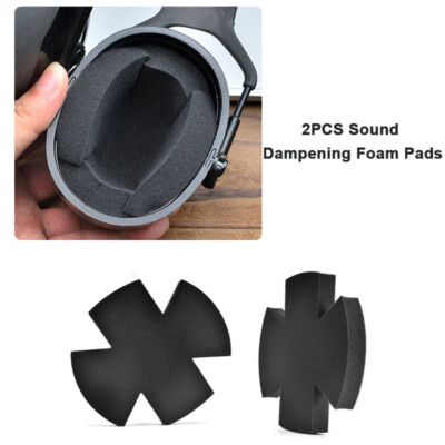 Sound Absorbing Foam Cushion For 3M PELTOR X5A / Model X5A/37274(AAD) Headphones