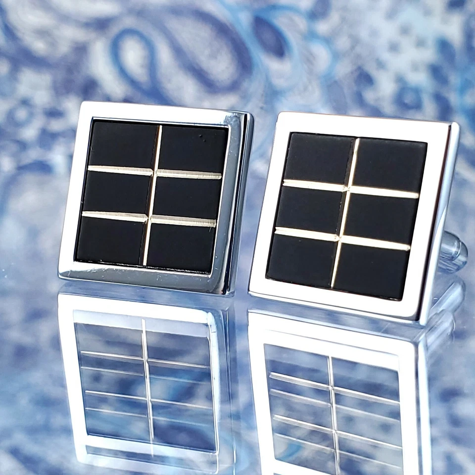 Gemelos Colibri modernistas de acero inoxidable. ACL042000 Foto 2 de 4