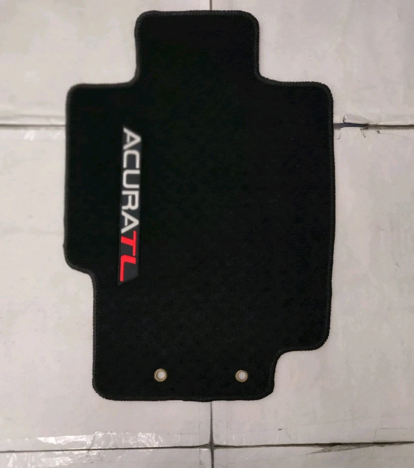 APTO PARA ALFOMBRILLAS ACURA TL 2004-2008 ALFOMBRILLAS NEGRAS CON EMBLEMA 3 Foto 2 de 4