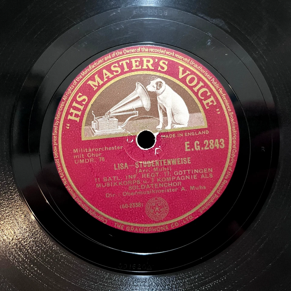 His Master's Voice 1933 UK - Lisa / Lore Lore - 10" Shellac 78RPM Record - V Foto 3 de 4