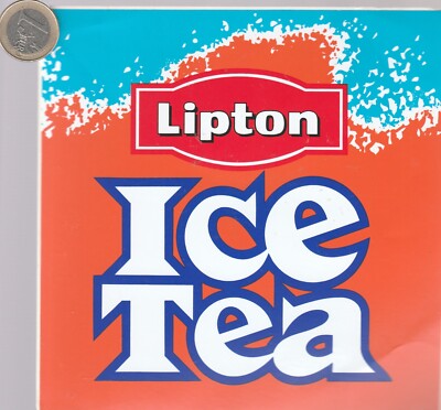 STICKERS C13. drinks.  LIPTON ICE TEA 15 X 15