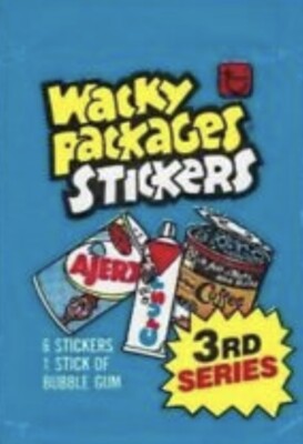 1980 Wacky Packages 3rd Series Rerun Complete Your Set U PICK
