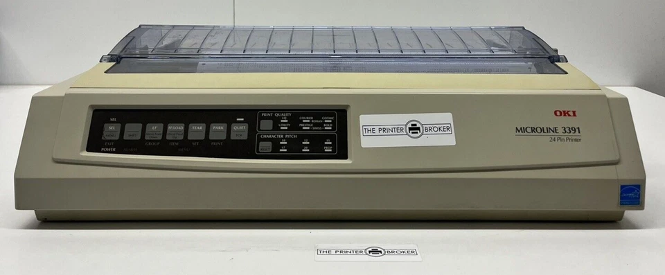 OKI Microline 3391 A4 Mono Dot Matrix 24 Pin Printer GE7300B 1091408 - Image 2 of 4