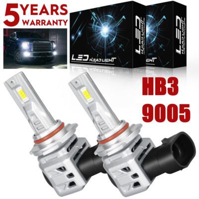 For Kia Forte 2022-2023 2X 9005 Front LED Headlight Bulbs High/Low Beam white M7