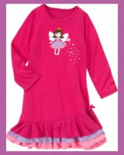 NWT Girls 2T Gymboree  FAIRY PRINCESS  Hot Pink GYMMIES NIGHT GOWN Sleepwear 33