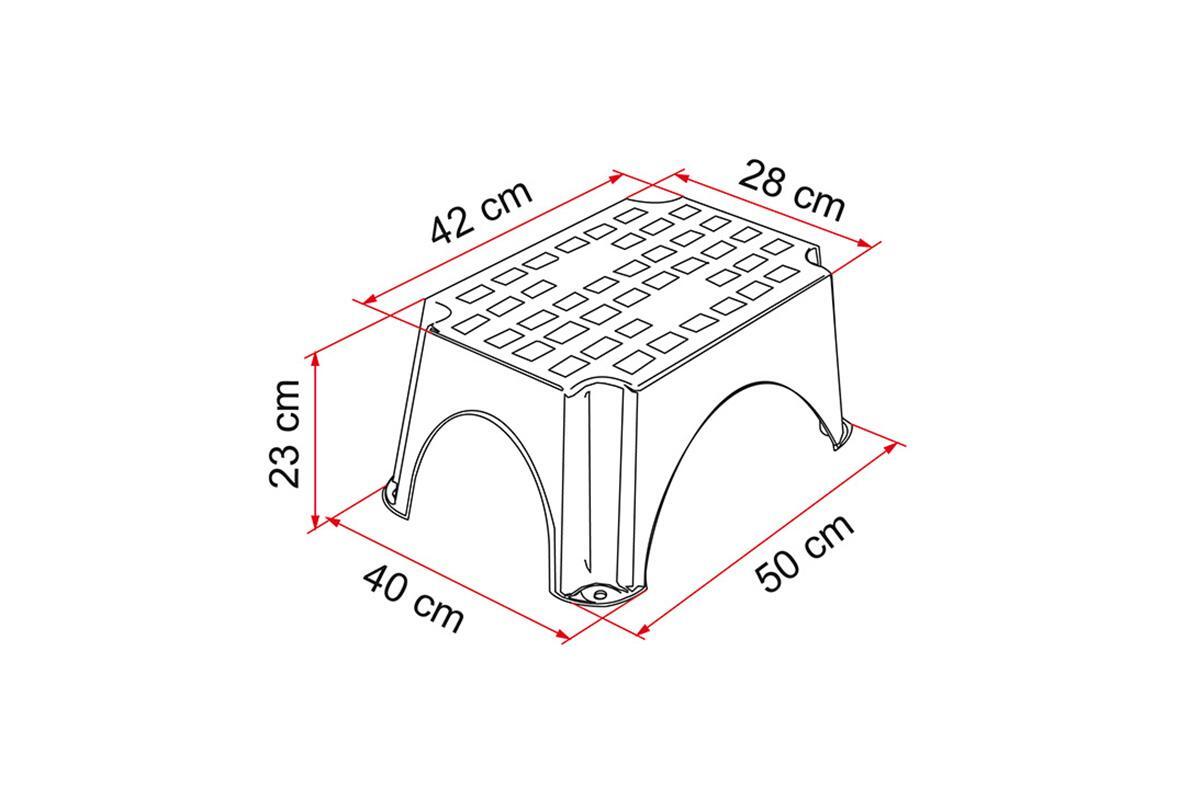 Step For Motorhome And Caravan Fiamma Gray For Outdoor