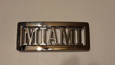MIAMI Custom Personalized Name Belt Buckle -Put your name or word on Buckle