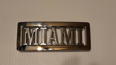MIAMI  Custom Personalized Name Belt Buckle -Put your name or word on Buckle