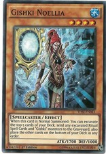 Gishki Noellia THSF-DE043 Super Rare Yu-Gi-Oh Karte 1. Auflage Neu