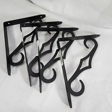Set of 4 Knape  & Vogt John Sterling Colonial Style Decorative Shelf Bracket, 7