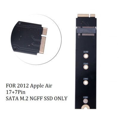 NGFF SATA SSD Converter Adapter Card For Apple 2012