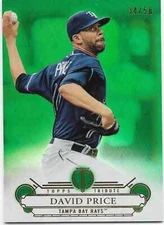 2014 Topps Tribute David Price 34/50 Green Parallel #84