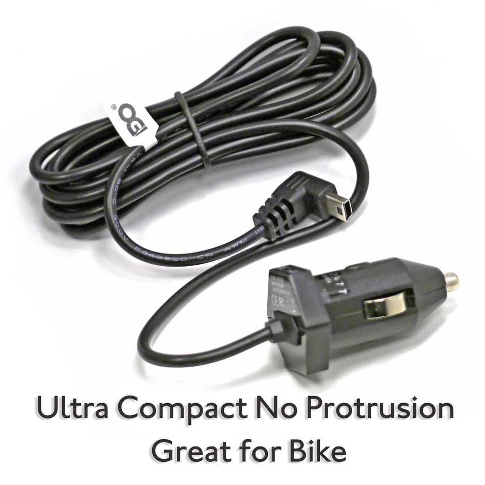 5V USB Car Charger Power Cord  for Garmin Nuvi 255w 1300 1350 1370 1450 140 GPS - Image 2 of 4