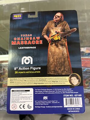 Mego Texas Chainsaw Massacre Leatherface 8 Inch Action Figure New
