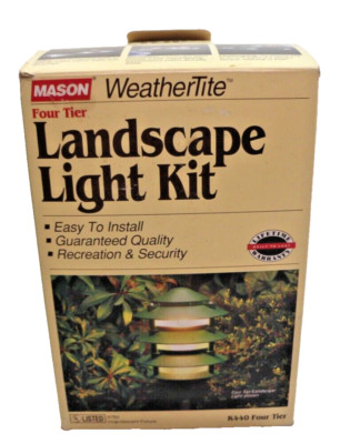 Mason Weathertite K440 Four Tier Landscape Light Kit Zone In Box