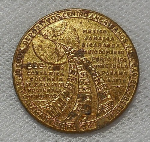 1938 PANAMA CENTRAL AMERICAN & CARRIBEAN GAMES MEDAL  - Picture 2 of 2