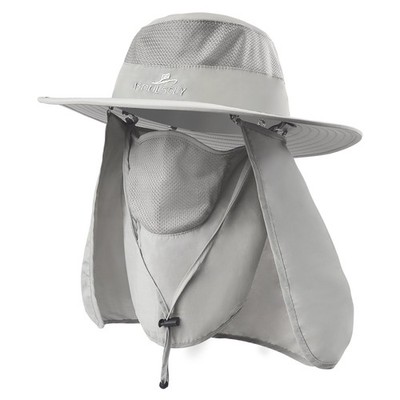 Sombrero de pesca, gorra con protección solar UPF 50+ y solapa para el cuello