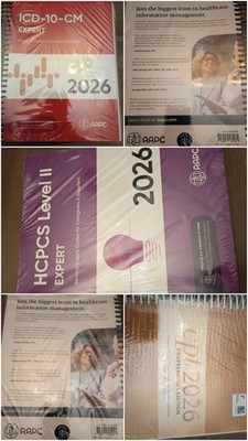 AAPC 2026 ICD-10-CM Expert Diagnosis Codes Spiral Bound Book