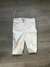 Tailored Sportsman Knee Patch Breeches - 26R White