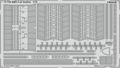 Eduard 72725 1/72 SBD-3 Air Brakes for Flyhawk