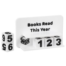 Books Read This Year Tracker for Reader Book Lovers Teachers, White