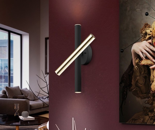 Deckenlampe Deckenleuchte Led Designer Leuchte Modern Mattschwarz Gold Varas-image