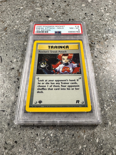 Rocket's Sneak Attack (1st Edition) graded PSA 8 for sale on eBay