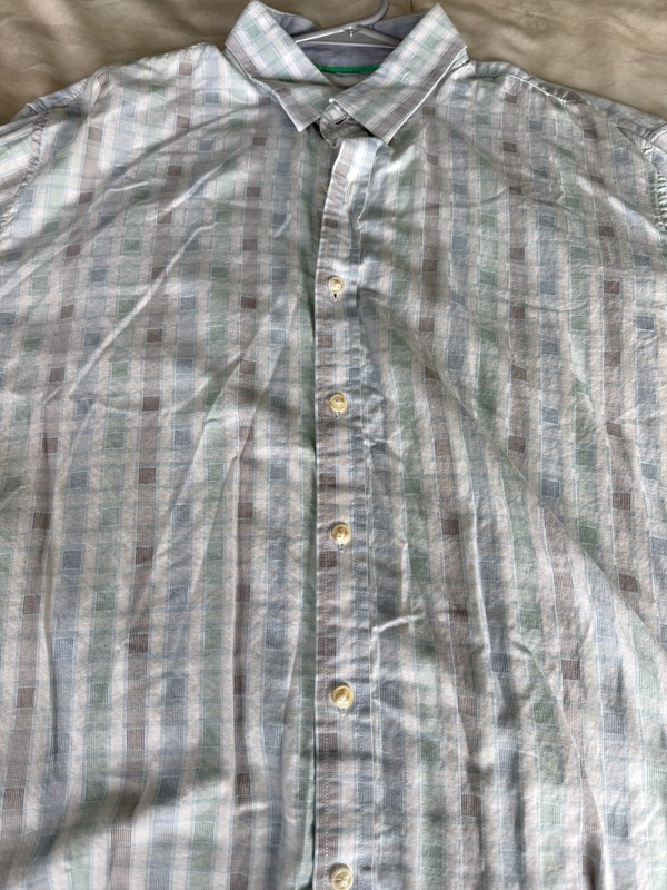 Tasso Elba Button-Down Dress Shirt - Men's XXL