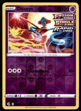 Deoxys 120/264 Holo Rare Fusion Strike Pokemon Reverse Holo Near Mint